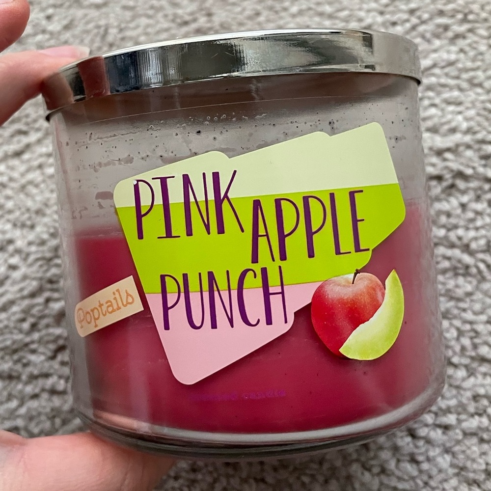 Bath & Body Works Pink Apple Punch 3-Wick Candle